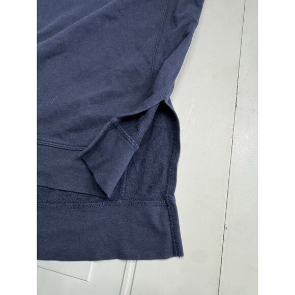 Sweaty Betty Pullover Crewneck Sweatshirt Womens XS Oversized Navy Blue - Picture 4 of 8